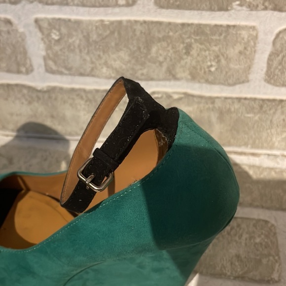 Green suede open toes shoes size 36 from Zara - Picture 8 of 8